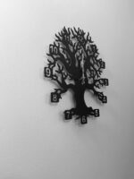 Wooden Tree Design Wall Clock (16x16 inches) - Image 3
