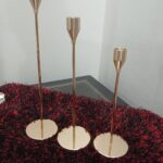 Elegant Candle Stand Set – 3 Pcs