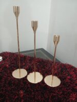 Elegant Candle Stand Set – 3 Pcs