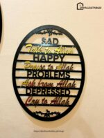 Talk to Allah – A Beautiful Reminder in Wood & Acrylic
