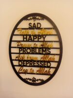 Talk to Allah – A Beautiful Reminder in Wood & Acrylic - Image 2